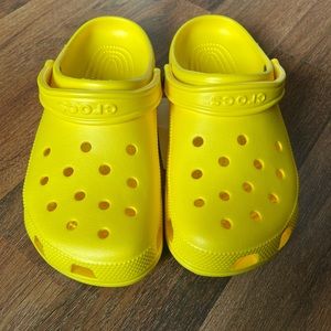 Yellow Adult Crocs